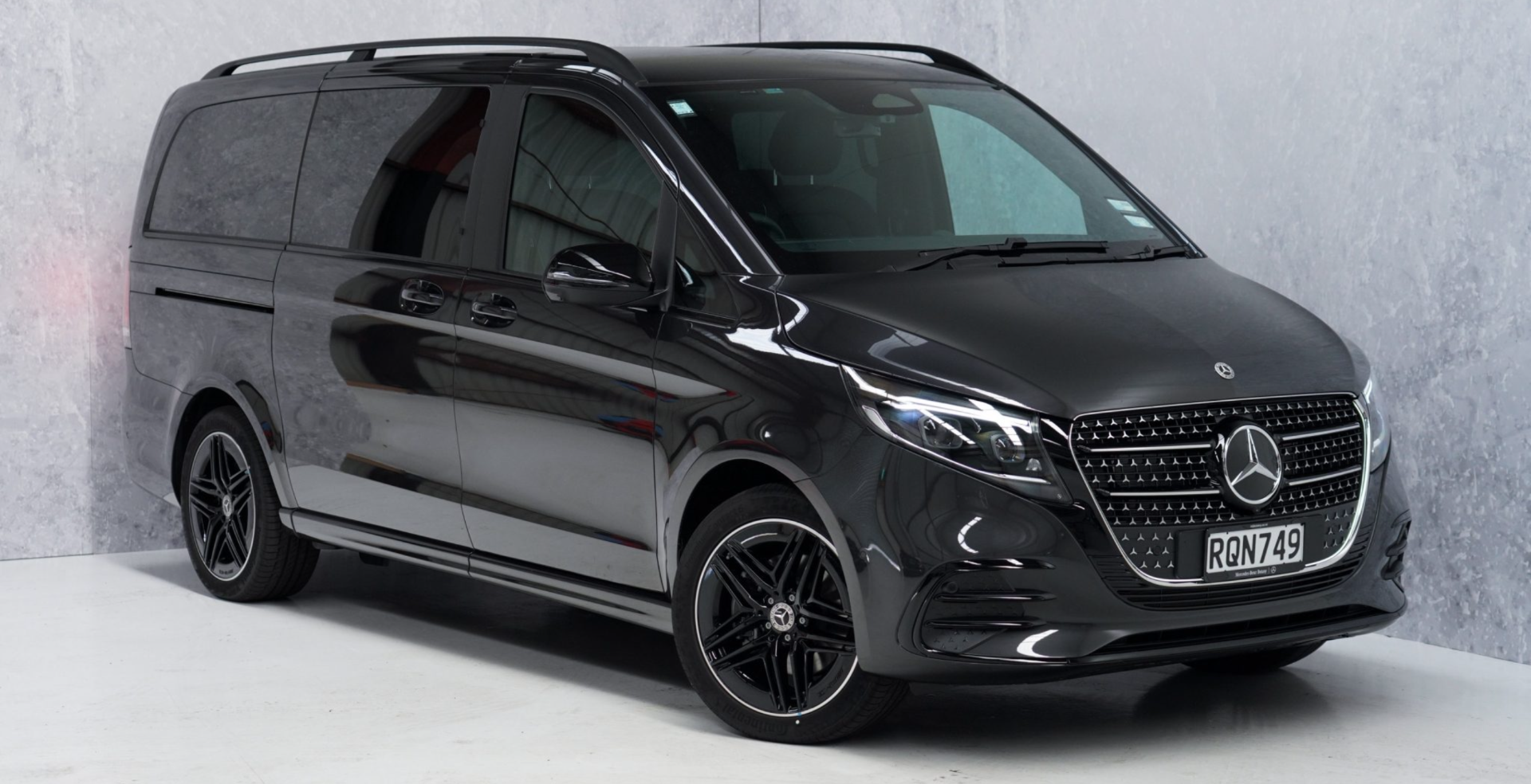 Shuttle van exterior